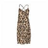 Women Dress Summer Sexy Leopard Print Dress Casual Sleeveless Evening Party Dresses Clubwear Ladies Bodycon Dresses