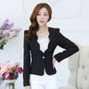 Fashion Women Lady Tops Slim Suit OL Blazer Short Coat thin Jacket SZ:S-5XL