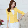 Fashion Women Lady Tops Slim Suit OL Blazer Short Coat thin Jacket SZ:S-5XL