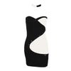 Women Sexy Patchwork Backless Mini Skin Tight Short Dress Ladies Summer Sleeveless Wrap Party Spaghetti Strap Dresses