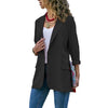 Women Solid Color Lapel Long Sleeve Casual Slim Blazer Coat Suit Jacket Slim Cardigan Top Outwear
