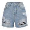Women Summer Denim Shorts Jeans Women High Waisted Short Push Up Skinny Slim Pocket Denim Shorts