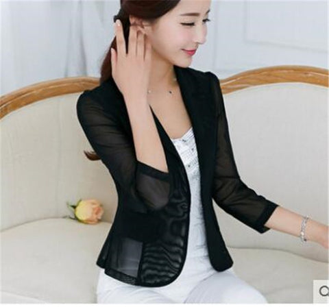 Fashion Women's Blazers 2022 Spring Suits Women Blazer Three Quarter Summer Suits Female ZY3466