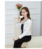 Fashion Women's Blazers And Jackets Suit 2022 Spring Autumn Pink/White/Black Bow Blazer Feminino Ladies Short Jacket ZY967