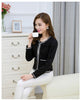 Fashion Women's Blazers And Jackets Suit 2022 Spring Autumn Pink/White/Black Bow Blazer Feminino Ladies Short Jacket ZY967