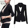 Fashion Women's Long Sleeve Slim Business Leisure Lapel Blazer Suit Jacket Coat Outwear