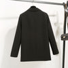 Women's jacket double-breasted blazer Black Woman jackets female Casual oversize Tops elegant Office Lady blazers Coat