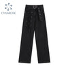Y2k Jeans Women High Waist Baggy Casual Autumn 2022 Hip Hop Punk Pants Black Vintage Gothic Wide Leg Long Trouser Female