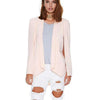 Fashion cape poncho Elegant Blazer Women Coat White Black Split Long Sleeve Pockets Solid Casual Suit Jacket Workwear outwear