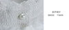 lace fake collar shirt Blouse Crystal decorative lady Geometric red false stand turn down detachable peter pan collar
