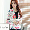 Fashion print blazer female clothes 2022 spring new casual temperament professional jacket office ladies plus size coat