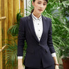 Fashion stripe female blazer outerwear high quality slim formal plus size Business long sleeve jacket office ladies work wear