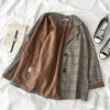 suit plaid jacket spring and autumn 2022 women's Korean style small sling + cardigan trendy pants
