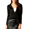 Fashion women bussiness blazer suit long sleeve single button Ruched office wear femme slim peplum blazer size S-XL