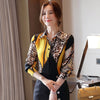 women's chiffon blouses leopard printing shirts 2023 Spring long sleeve Blouse shirts tops Blusas Mujer