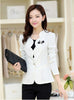 Fashionable Ladies Blazer Feminino Plus Size Blaser Women Suit Blazers And Jackets White/Pink/BlackYellow jaqueta feminina