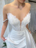 Feather Long Dress Women Sleeveless Off-shoulder Pleated Dress Female Elegant Party Dress Sexy Side Slit Evening Dress