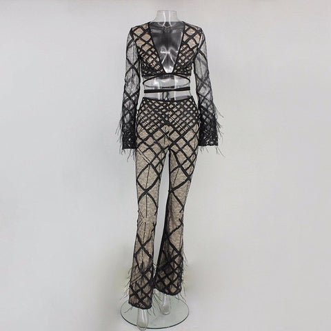 2022 Spring New Long Sleeve Women Jumpsuit Clubwear Fashion Sequin Jumpsuit Womens Rompers Pants Skinny Jumpsuit Female