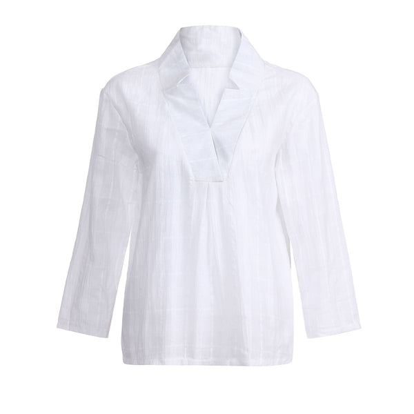 elegant plaid oversized blouses long sleeve cotton line shirts and tops ladies cute loose office wear blusas femininas