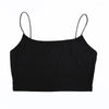 Sexy Crop Top 2022 High Street Tank Tops Summer Vest Strap Camis Bustier Beach Thin Knitted Ladies Elastic Wrap Top