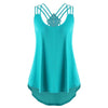 Women Tank Tops Sexy Backless Bandage Sleeveless Vest Tops High Low Tank Top Notes Strappy Tank Tops cropped feminino