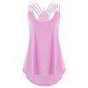 Women Tank Tops Sexy Backless Bandage Sleeveless Vest Tops High Low Tank Top Notes Strappy Tank Tops cropped feminino