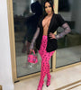 Felyn 2022  Famous Brand Blazer Solid Sparkly Sequins Notched Sexy Club Blazer