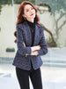 Female Black Blue Stripe Casual Slim Blazer Coat Women Ladies Autumn Winter Long Sleeve Double Breasted Jacket