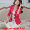 Female Ladies Blazer Femme  Fashion colorful Single Button Blaser Spring Autumn Women Blazers And Jackets Suit