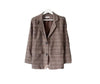 Female Office Ladies Blazer Suit Retro Plaid Set Single-breasted Jacket Pencil Skirts Women 2 Pieces Skirt Suit