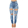 Female trousers High Waisted Ripped Jeans For Women Butt Lift Distressed Stretch Juniors Skinny Jeans pantalones de mujer