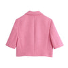 Feminine  Classical Beautiful Noble Elegant Unique Style Pink Suit Blazer And Long Skirt Two-piece Sets