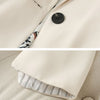 Fitaylor Spring Autumn Women Blazers Office Ladies Single Breasted Blazer Jacket Splicing Stripe Oversized Blazer Coat