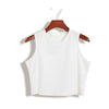 Fitness Skinny Crop Top New Women Tight Bustier Crop Top Skinny T-Shirt Belly Casual Dance Tops Vest Tank Tops