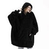 Fleece Hoodies Sweatshirt Women Winter Oversize Hoodies Blanket with Sleeves Giant Blanket Hoodies Men Warm Sweatshirts Hoodies