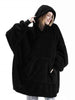 Fleece Hoodies Sweatshirt Women Winter Oversize Hoodies Blanket with Sleeves Giant Blanket Hoodies Men Warm Sweatshirts Hoodies