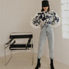 Floral Lace Patchwork Elegant Designer Shirt Women's  Spring Autumn Chic Blouse