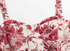 Floral Print Ruffles Chiffon Vestidos Palace Adjust Spaghetti Straps Tank Women Dress