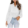 Floral Print Summer Women's Blouse Casual Chiffon Lace Long Sleeve Lantern Sleeve V Neck Sexy See Through Top Blusas