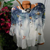 Floral Print Women Blouse 2023 Summer Top Plus Size Long Sleeve Shirt Printed Blusa Feminina Womens Tops Blouses