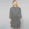 Floral Printing Lantern Sleeve Elastic Waist Mini Dress Sweet Boho Autumn Basic Party Office Lady Female Elegant