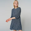Floral Printing Lantern Sleeve Elastic Waist Mini Dress Sweet Boho Autumn Basic Party Office Lady Female Elegant