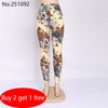 Flower Printed Legging Fashion Slim Women leggings High Elastic Cotton soft stretch female winter jeans leggins Buy 2 Get 1 Free