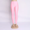 Fluorescent Color High Elastic Women Leggings Pant Multicolor Shiny Glossy Legging Trousers 20Color Casual Clothing For Women