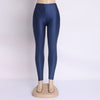 Fluorescent Color High Elastic Women Leggings Pant Multicolor Shiny Glossy Legging Trousers 20Color Casual Clothing For Women