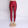 Fluorescent Color High Elastic Women Leggings Pant Multicolor Shiny Glossy Legging Trousers 20Color Casual Clothing For Women