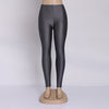 Fluorescent Color High Elastic Women Leggings Pant Multicolor Shiny Glossy Legging Trousers 20Color Casual Clothing For Women