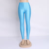 Fluorescent Color High Elastic Women Leggings Pant Multicolor Shiny Glossy Legging Trousers 20Color Casual Clothing For Women