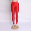 Fluorescent Color High Elastic Women Leggings Pant Multicolor Shiny Glossy Legging Trousers 20Color Casual Clothing For Women