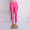 Fluorescent Color High Elastic Women Leggings Pant Multicolor Shiny Glossy Legging Trousers 20Color Casual Clothing For Women